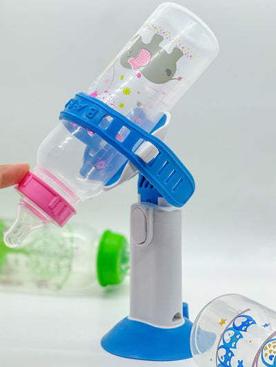 The bottle Budy : Smart Auto-Repositioning Bottle Holder